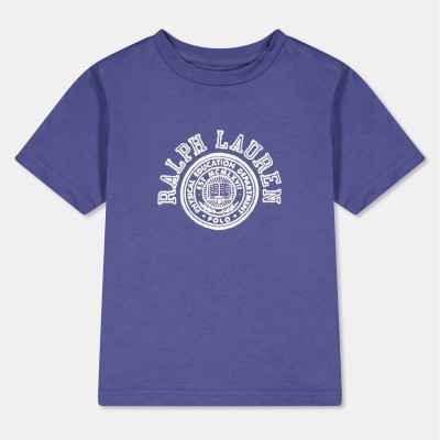 тениска,детски,3/4,панталони,polo,ralph,lauren,kids',large,logo,regular,fit,t,shirt,classic,blue