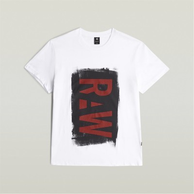 тениска,облекла,на,разпродажба,мъжки,тениски,g,star,painted,raw,graphic,t,shirt,white