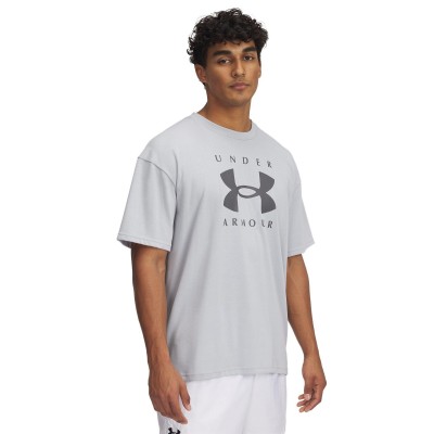 тениска,under,armour,men,s,heavyweight,branded,short,sleeve,t,shirt,grey