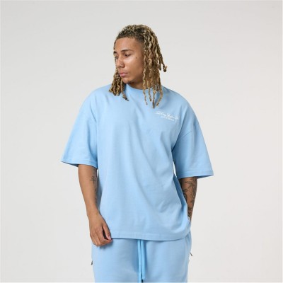 тениска,облекла,на,разпродажба,мъжки,тениски,tela,cruz,tela,cr,studios,tee,sn99,placid,blue