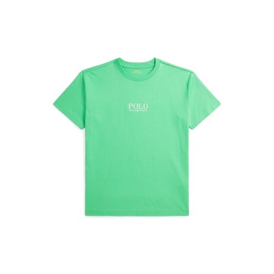 юношеска,тениска,детски,3/4,панталони,polo,ralph,lauren,logo,short,sleeved,t,shirt,juniors,plato,green