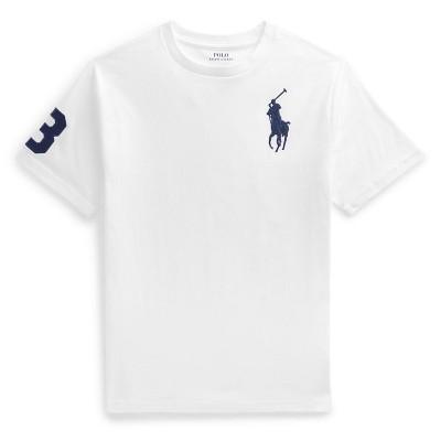 юношеска,тениска,polo,ralph,lauren,large,logo,t,shirt,juniors,white