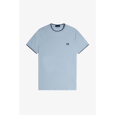 тениска,облекла,на,разпродажба,мъжки,тениски,fred,perry,men's,regular,fit,crepe,pique,t,shirt,light,smoke,146