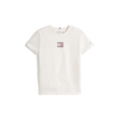 тениска,детски,облекла,tommy,hilfiger,tommy,diamante,tee,jn54,ivory,yab