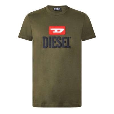 тениска,мъжки,тениски,diesel,men,s,t,diego,new,d,logo,t,shirt,olive,night