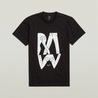 тениска,облекла,на,разпродажба,мъжки,тениски,g,star,raw,denim,illustration,t,shirt,dk,black