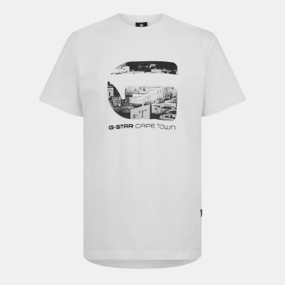 тениска,мъжки,тениски,g,star,cape,town,t,shirt,white