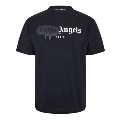 тениска,облекла,на,разпродажба,мъжки,тениски,palm,angels,palm,paris,tee,sn99,black,black