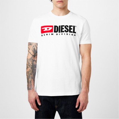тениска,облекла,на,разпродажба,diesel,denim,division,t,shirt,white,100