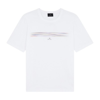 тениска,облекла,на,разпродажба,мъжки,тениски,ps,paul,smith,pinstripe,t,shirt,white,01