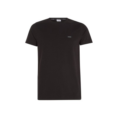 тениска,мъжки,тениски,calvin,klein,stretch,slim,fit,t,shirt,ck,black
