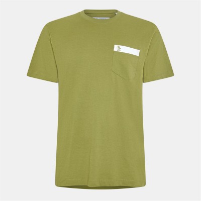 мъжка,тениска,облекла,на,разпродажба,мъжки,тениски,original,penguin,pocket,t,shirt,mens,olive,branch