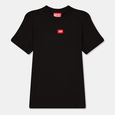 тениска,детски,облекла,diesel,diesel,diego,t,shirt,jn54,black,k900