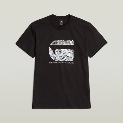 тениска,мъжки,тениски,g,star,johannesburg,t,shirt,dk,black
