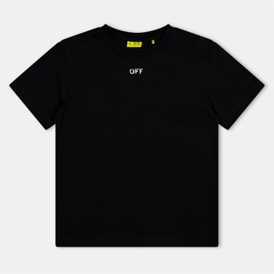 тениска,с,къс,ръкав,детски,облекла,off,white,off,plain,tee,jn99,black,white