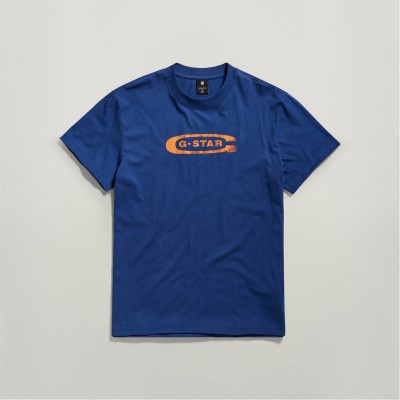 тениска,облекла,на,разпродажба,мъжки,тениски,g,star,distressed,old,school,logo,t,shirt,imperial,blu