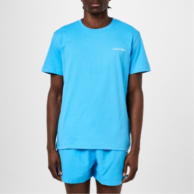 мъжка,тениска,мъжки,тениски,calvin,klein,core,logo,t,shirt,mens,blue