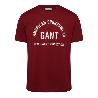 мъжки,тениски,gant,printed,graph,t,sn64,plumped,red