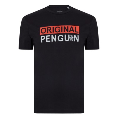 тениска,облекла,на,разпродажба,original,penguin,chest,logo,t,shirt,true,black