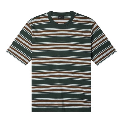 тениска,облекла,на,разпродажба,мъжки,тениски,ps,paul,smith,ps,wide,strp,tee,sn54,green,38