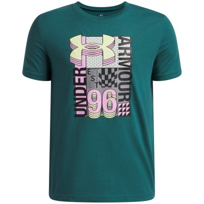 детски,тениски,under,armour,ua,logo,wordmark,collage,boys,short,sleeve,rack,green,blck