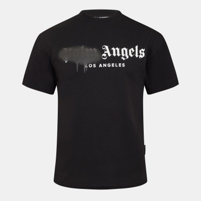 тениска,мъжки,тениски,palm,angels,men,s,spray,t,shirt,black,black