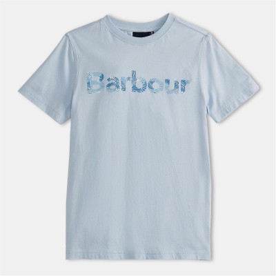 тениска,детски,3/4,панталони,barbour,boys',cornwall,t,shirt,mist,bu44