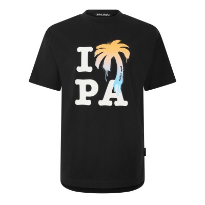 тениска,мъжки,тениски,palm,angels,men,s,t,shirt,black,white