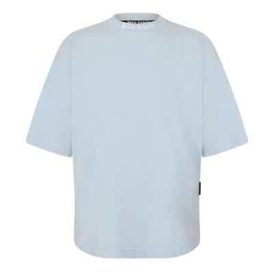 тениска,мъжки,тениски,palm,angels,men,s,oversized,t,shirt,blue,white