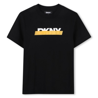 тениска,dkny,kids,logo,short,sleeve,regular,fit,t,shirt,black