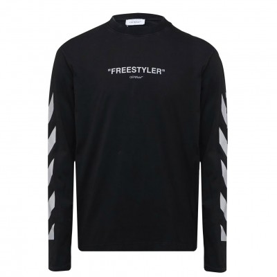 тениска,облекла,на,разпродажба,мъжки,тениски,off,white,off,ecm,l,s,tee,sn99,black,white