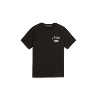 тениска,облекла,на,разпродажба,мъжки,тениски,tommy,hilfiger,men's,modern,athletic,badge,t,shirt,black