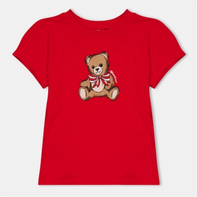тениска,детски,3/4,панталони,moschino,kids',t,shirt,poppy,red,50109