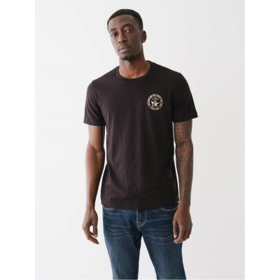 тениска,с,къс,ръкав,облекла,на,разпродажба,мъжки,тениски,true,religion,stamp,crew,tee,sn99,jet,black