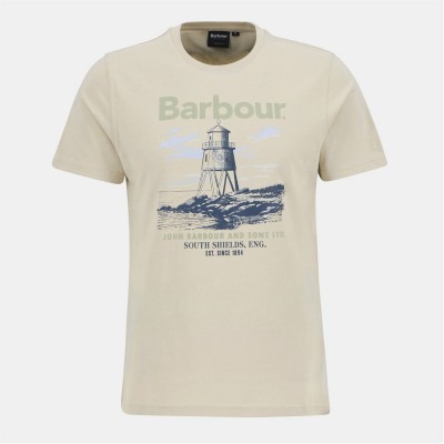 тениска,облекла,на,разпродажба,мъжки,тениски,barbour,men's,harbourside,regular,fit,t,shirt,oatmeal,be72