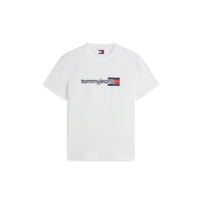 тениска,мъжки,тениски,tommy,jeans,men's,t,shirt,ecru