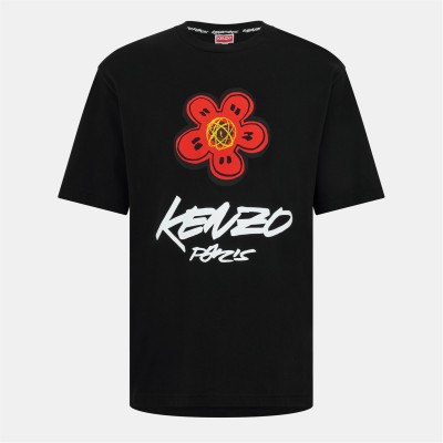 тениска,облекла,на,разпродажба,мъжки,тениски,kenzo,x,futura,2000,t,shirt,black,99j