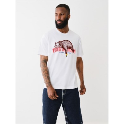 облекла,на,разпродажба,мъжки,тениски,true,religion,rl,honey,bear,t,sn99,optic,white