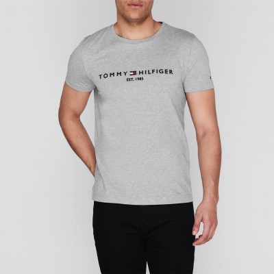тениска,облекла,на,разпродажба,tommy,hilfiger,logo,crew,neck,t,shirt,cloud,501