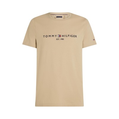 тениска,облекла,на,разпродажба,мъжки,тениски,tommy,hilfiger,logo,crew,neck,t,shirt,sandalwood