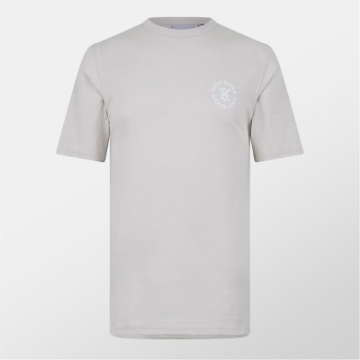 тениска,облекла,на,разпродажба,мъжки,тениски,daily,paper,men's,circle,short,sleeve,regular,fit,t,shirt,moon,beige