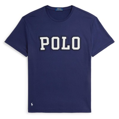 тениска,мъжки,тениски,polo,ralph,lauren,classic,fit,logo,jersey,t,shirt,newport,navy