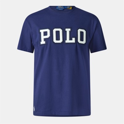 тениска,облекла,на,разпродажба,мъжки,тениски,polo,ralph,lauren,classic,fit,logo,jersey,t,shirt,newport,navy