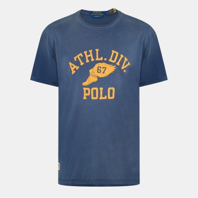 тениска,облекла,на,разпродажба,мъжки,тениски,polo,ralph,lauren,men's,regular,fit,t,shirt,rustic,navy