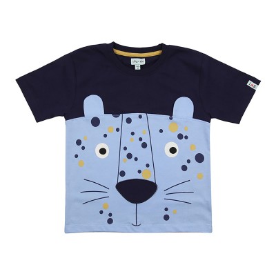 тениска,детски,тениски,детски,облекла,lilly,and,sid,leopard,face,tee,jn99,blue