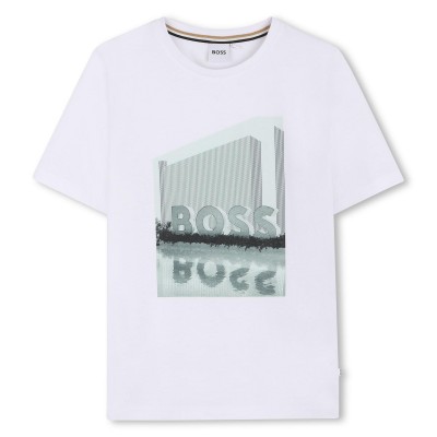 тениска,boss,kids,t,shirt,white