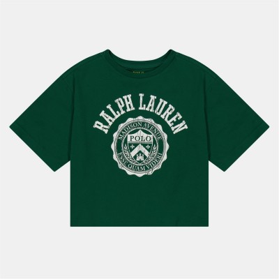 тениска,детски,3/4,панталони,polo,ralph,lauren,kids',large,logo,regular,fit,t,shirt,new,forest