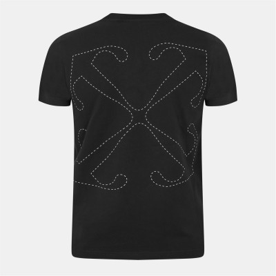 облекла,на,разпродажба,мъжки,тениски,off,white,stitch,slim,t,sn99,black,white