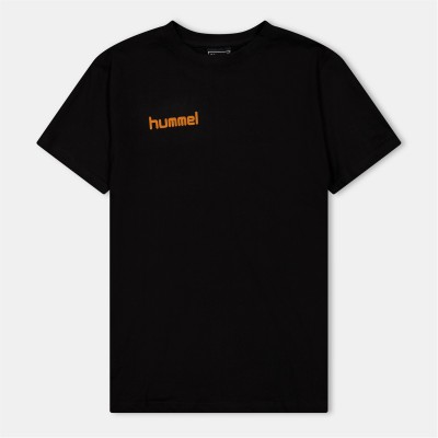 детски,тениски,детски,облекла,hummel,go,ctn,l,t,ss,jn99,black,orange