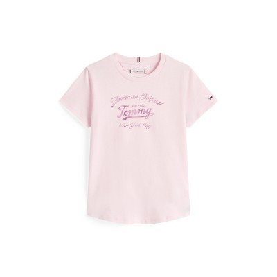 тениска,tommy,hilfiger,kids,script,t,shirt,light,pink,tog